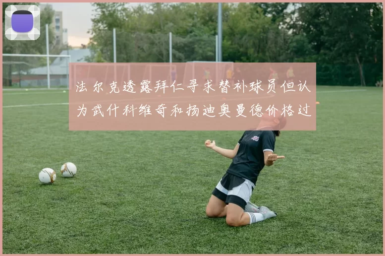 法尔克透露拜仁寻求替补球员但认为武什科维奇和扬迪奥曼德价格过高